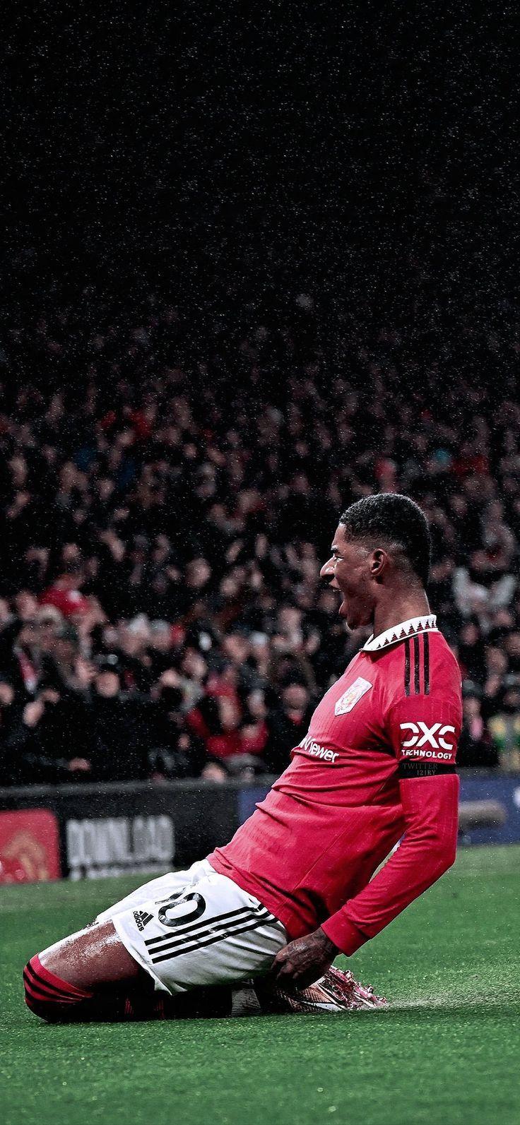 Soccer player celebration